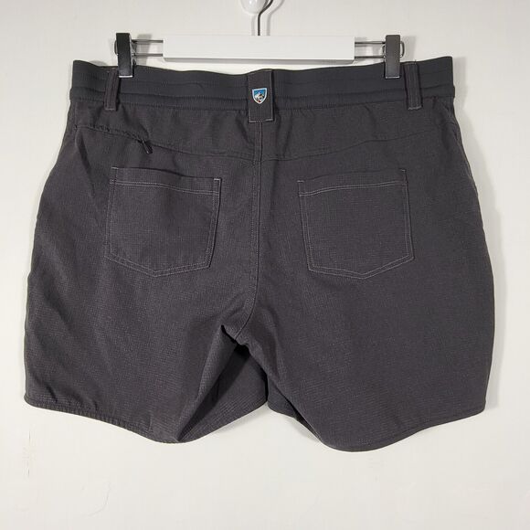 Kuhl Stratus Shorts Women 14 Grey Outdoor Workout Hiking Lightweight Comfort - Picture 5 of 10